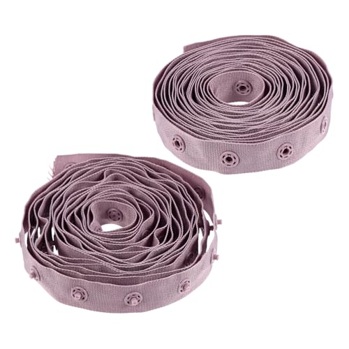 SEWACC Sewing Snap Belt Druckknopfband für Bekleidung Nähen Robustes Nähzubehör für Kissen Kleidung Outdoor Ersatz für Reißverschluss und Knöpfe Lila SEWACC Sewing Snap Belt Druckknopfband für Bekleidung Nähen Robustes Nähzubehör für Kissen Kleidung Outdoor Ersatz für Reißverschluss und Knöpfe Lila von SEWACC