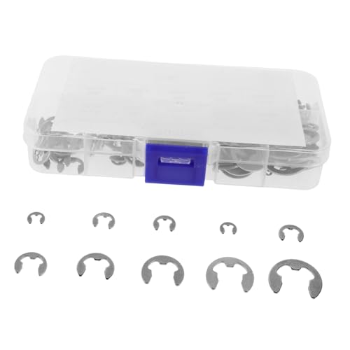 SEWACC Sicherungsring Set Teilig Edelstahl Sprengringe Außensicherungsringe Robust Verschleißfest mit Praktischem Kunststoff Etui für Einfache Montage und Vielseitigen Einsatz SEWACC Sicherungsring Set Teilig Edelstahl Sprengringe Außensicherungsringe Robust Verschleißfest mit Praktischem Kunststoff Etui für Einfache Montage und Vielseitigen Einsatz von SEWACC