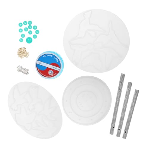 SEWACC Silikon Epoxidharz Gießform Anhänger Form für DIY Schmuck Windspiel Schlüsselanhänger Ohrringe Basteln Zubehör Hitzebeständig Glatte Oberfläche Vielseitig Einsetzbar SEWACC Silikon Epoxidharz Gießform Anhänger Form für DIY Schmuck Windspiel Schlüsselanhänger Ohrringe Basteln Zubehör Hitzebeständig Glatte Oberfläche Vielseitig Einsetzbar von SEWACC
