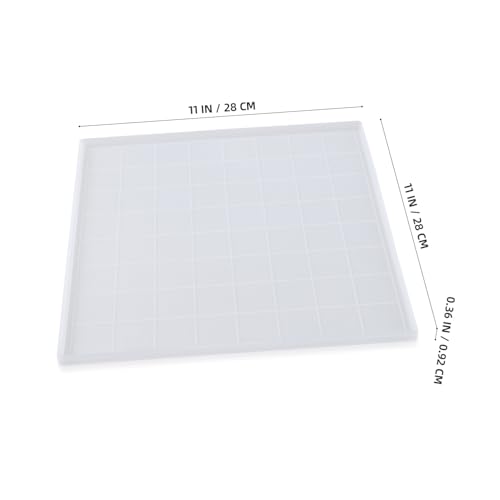 SEWACC Silikon Gießform Schachbrett DIY Form für Epoxidharz Hochflexible Transparente Langlebige Silikonform für Handgemachte Schachfiguren und Kreative Bastelprojekte SEWACC Silikon Gießform Schachbrett DIY Form für Epoxidharz Hochflexible Transparente Langlebige Silikonform für Handgemachte Schachfiguren und Kreative Bastelprojekte von SEWACC