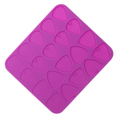 SEWACC Silikon Gitarren Pick Gussform für DIY Flexible und Wiederverwendbare Silikonformen für Epoxidharz Kompatibel mit Meisten Gießmaterialien für Musikliebhaber von SEWACC