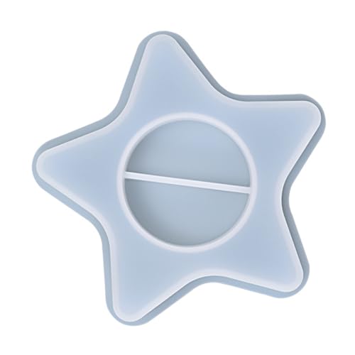 SEWACC Silikon Kerzenhalter Gießform Fünfzackiger Stern DIY Kerzenständerform Wiederverwendbar Leicht zu Reinigen Für Harz Epoxidharz Basteln Kreative Dekoration SEWACC Silikon Kerzenhalter Gießform Fünfzackiger Stern DIY Kerzenständerform Wiederverwendbar Leicht zu Reinigen Für Harz Epoxidharz Basteln Kreative Dekoration von SEWACC