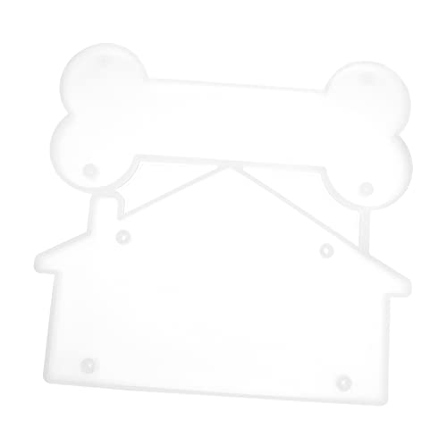 SEWACC Silikon Türschild Gießform DIY Anhänger Form für Kreative Projekte für und Willkommensschilder Gartenbeschilderung und Mehr Transparente Silikonformen für Epoxidharz und von SEWACC