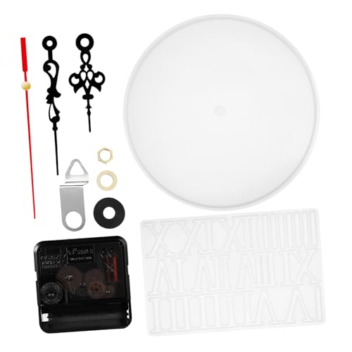 SEWACC Silikon Uhr Gießform mit Runder Form Römischen Ziffern und Uhrwerk Flexible Robuste Resin Uhr Form für DIY Wanddekoration und Geschenk Einfache Entformung Vielseitig Einsetzbar SEWACC Silikon Uhr Gießform mit Runder Form Römischen Ziffern und Uhrwerk Flexible Robuste Resin Uhr Form für DIY Wanddekoration und Geschenk Einfache Entformung Vielseitig Einsetzbar von SEWACC