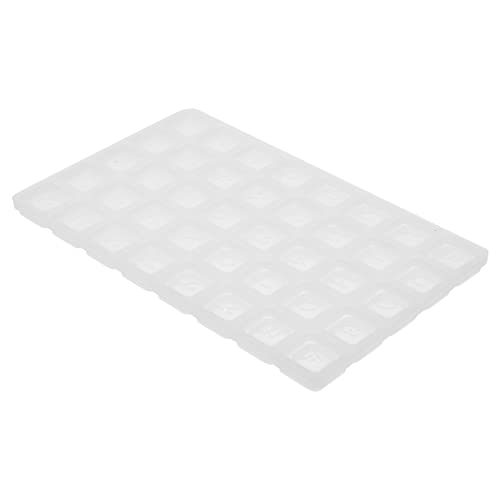 SEWACC Silikonform Buchstaben DIY Keychain Anhänger Form Flexibel Wiederverwendbar Bastelzubehör für Epoxidharz Schmuckherstellung von SEWACC