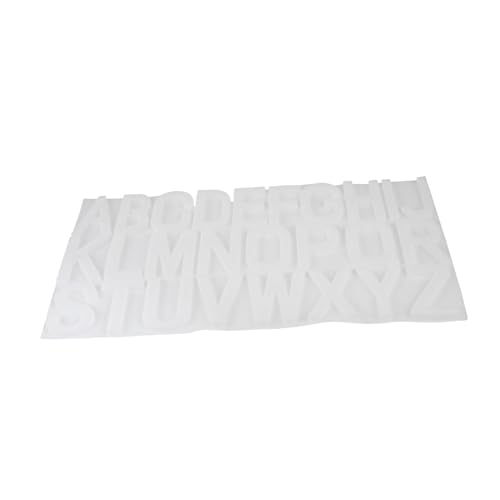 SEWACC Silikonform Buchstaben und Zahlen DIY Schmuck Gießform Alphabet Anhänger Anhängerform für Harz Epoxidharz DIY Zubehör für Kreative Schmuckherstellung von SEWACC