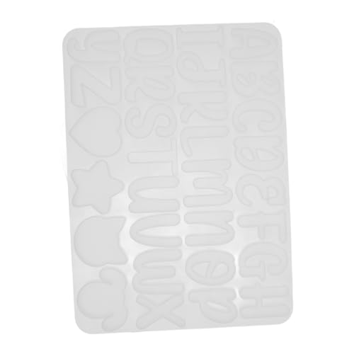 SEWACC Silikonform Buchstabenform Alphabet DIY Schlüsselanhänger Anhänger Gießform für Schmuck Basteln Epoxidharz Zubehör Leicht zu Reinigen Langlebig SEWACC Silikonform Buchstabenform Alphabet DIY Schlüsselanhänger Anhänger Gießform für Schmuck Basteln Epoxidharz Zubehör Leicht zu Reinigen Langlebig von SEWACC