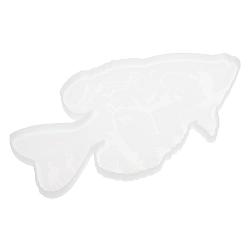 SEWACC Silikonform Goldfisch Anhänger Gießform für Epoxidharz DIY Wanddekoration Bastelform Flexibel Langlebig Wiederverwendbar Einfache von SEWACC