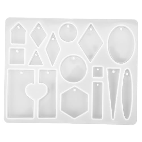 SEWACC Silikonform Herz Pendant Gießform Wiederverwendbar und Antihaftbeschichtet für DIY Schmuck für Ohrringe und Anhänger Einfache Handhabung und von SEWACC