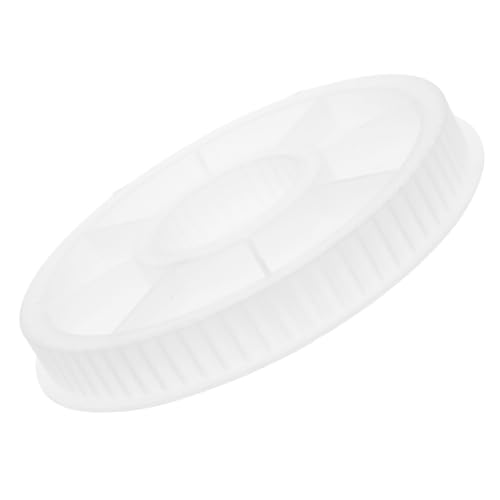 SEWACC Silikonform Tray Mould für Epoxidharz DIY Schmucktablett mit Rillen Langlebige Kompakte Gießform für Handgefertigte Aufbewahrungstabletts und Kreative Dekorationen von SEWACC