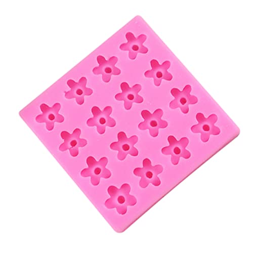 SEWACC Silikonform für Blumenmuster DIY Gießform Flexibles Modellierwerkzeug für Schmuckherstellung und Kreative Bastelprojekte für Epoxidharz und Handarbeit von SEWACC