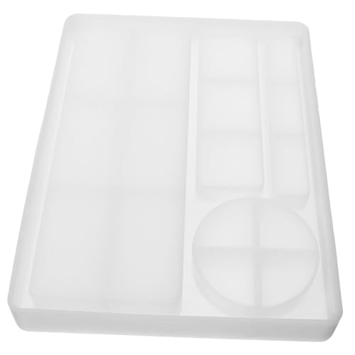SEWACC Silikonform für Epoxidharz Tablett Flexibel Langlebig Antihaftend DIY Schmuckablage Gießform für Handgemachte Schmucktrays Weiße Resin Form Vielseitig und Praktisch SEWACC Silikonform für Epoxidharz Tablett Flexibel Langlebig Antihaftend DIY Schmuckablage Gießform für Handgemachte Schmucktrays Weiße Resin Form Vielseitig und Praktisch von SEWACC