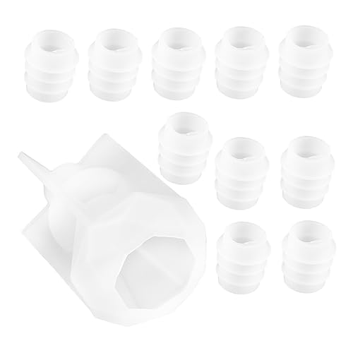 SEWACC Silikonform für Flaschenverschluss Teiliges Diy Epoxidharz Gießform Langlebige Wiederverwendbare Silikonform für Individuellen Weinflaschenverschluss Einfach zu Reinigen und von SEWACC
