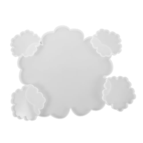 SEWACC Silikonformen für Harz Blumen-designs mit Großem Tablett und Kleinen Untersetzern Langlebige Wiederverwendbare Gießformen für DIY Epoxidharz-kunstwerke und Wohnaccessoires SEWACC Silikonformen für Harz Blumen-designs mit Großem Tablett und Kleinen Untersetzern Langlebige Wiederverwendbare Gießformen für DIY Epoxidharz-kunstwerke und Wohnaccessoires von SEWACC