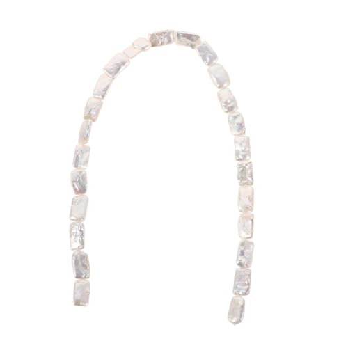SEWACC Strang Weißer Süßwasser Zuchtperlen Für Barocke Form 102 Cm/102 Cm X 102 Mm Zum Basteln Von Losen Perlen – DIY Armbänder Halsketten Unregelmäßige Abstandshalter Ohrringe von SEWACC