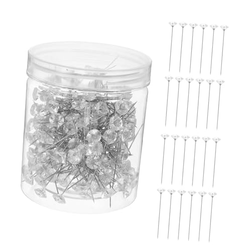 SEWACC Strass Bouquet Pins Hochzeitsnadeln für Blumensträuße und Boutonnieres DIY Bastelbedarf Langlebige Nähnadeln Schmuckdekoration für Brautfrisuren von SEWACC
