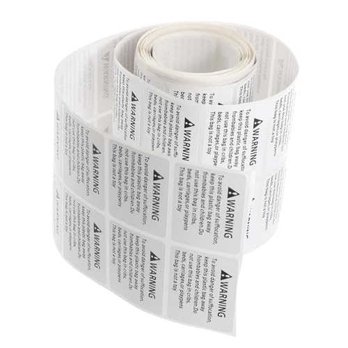 SEWACC Suffocation Warning Label Aufkleber Selbstklebend Langlebig für Plastiktüten Kindersicherheit Warnhinweis Klebeetiketten Versand Verpackung SEWACC Suffocation Warning Label Aufkleber Selbstklebend Langlebig für Plastiktüten Kindersicherheit Warnhinweis Klebeetiketten Versand Verpackung von SEWACC