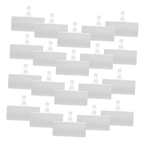 SEWACC Supermarkt Regal Preisschild Halterung Wiederverwendbare Kunststoff Etiketten Clips mit Abwischbaren PVC Karten für Verkaufsregale Sicherer Halt Flexibel Anpassbar Antirutschdesign SEWACC Supermarkt Regal Preisschild Halterung Wiederverwendbare Kunststoff Etiketten Clips mit Abwischbaren PVC Karten für Verkaufsregale Sicherer Halt Flexibel Anpassbar Antirutschdesign von SEWACC