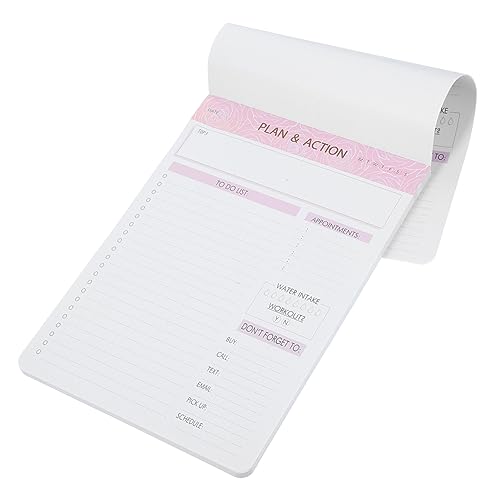 SEWACC Tearable Tagesplaner Notizblock aus Papier Multifunktionales Notizpad Praktischer Haushalts und Büroplaner Block mit Großzügiger Seitenanzahl für Schüler Lehrer Büroangestellte SEWACC Tearable Tagesplaner Notizblock aus Papier Multifunktionales Notizpad Praktischer Haushalts und Büroplaner Block mit Großzügiger Seitenanzahl für Schüler Lehrer Büroangestellte von SEWACC