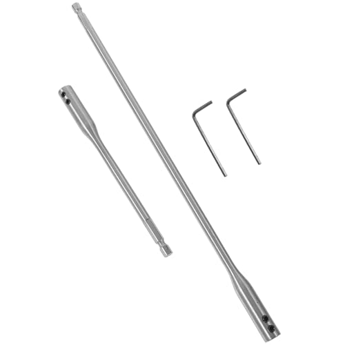 SEWACC Teiliges Bit Extension Rod Set Hochkohlenstoffhaltigem Stahl Verlängerungsbohrer mit Schraubenschlüsseln Langlebig Rostbeständig für Schwer Erreichbare Schrauben und Holzbohrer SEWACC Teiliges Bit Extension Rod Set Hochkohlenstoffhaltigem Stahl Verlängerungsbohrer mit Schraubenschlüsseln Langlebig Rostbeständig für Schwer Erreichbare Schrauben und Holzbohrer von SEWACC
