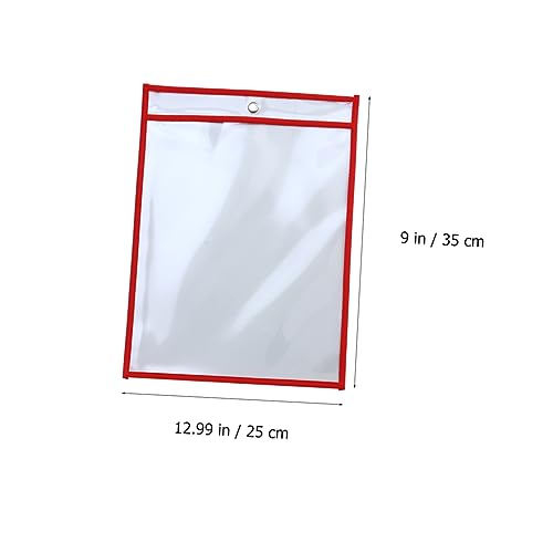 SEWACC Teiliges Dry Erase File Pockets aus Umweltfreundlichem Pet Transparente Wiederverwendbare Dokumentenhüllen Wasser und Schmutzabweisend für Schule und Büro Inklusive Beutel und SEWACC Teiliges Dry Erase File Pockets aus Umweltfreundlichem Pet Transparente Wiederverwendbare Dokumentenhüllen Wasser und Schmutzabweisend für Schule und Büro Inklusive Beutel und von SEWACC
