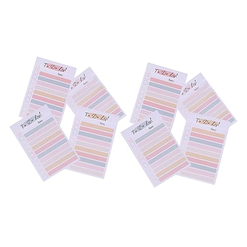 SEWACC Teiliges Farbige Memo Pads Zerreißbare Notizzettel Kompakte Haftnotizen für Büro und Schule Praktische To do liste Einfache Anwendung für Planung und Organisation von SEWACC