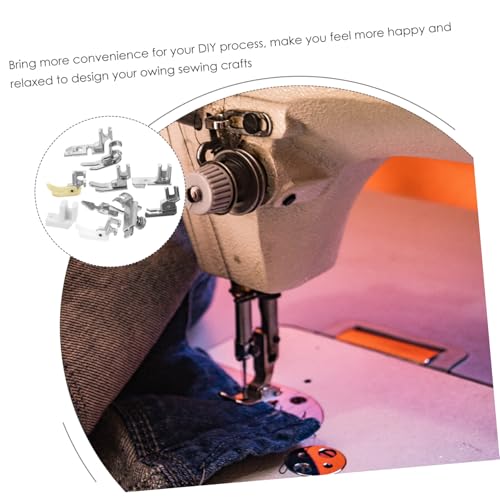 SEWACC Teiliges Nähmaschinenfüße aus Langlebiger Legierung und Kunststoff Vielseitig Einsetzbar für Stricken Sticken und Quilten Leicht und Tragbar Passend für Haushaltsnähmaschinen für von SEWACC