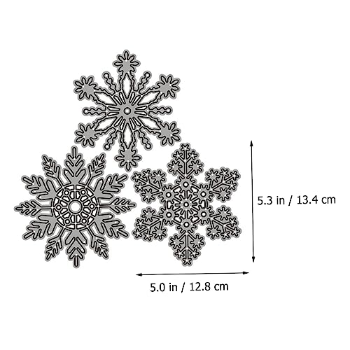 SEWACC Teiliges Schneeflocken Stanzformen aus Metall Carbonstahl Glatte Prägeschablonen für DIY Karten Basteln Sicher und Handfreundlich für Kinderhandwerk und Geschenkdekoration SEWACC Teiliges Schneeflocken Stanzformen aus Metall Carbonstahl Glatte Prägeschablonen für DIY Karten Basteln Sicher und Handfreundlich für Kinderhandwerk und Geschenkdekoration von SEWACC