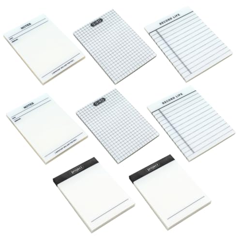 SEWACC Teiliges Selbstklebender Transparenter Memo Pads Multifunktionale Notizzettel mit Stark Haftender Oberfläche für Büro Schule und Haushalt für Langfristige Nutzung SEWACC Teiliges Selbstklebender Transparenter Memo Pads Multifunktionale Notizzettel mit Stark Haftender Oberfläche für Büro Schule und Haushalt für Langfristige Nutzung von SEWACC