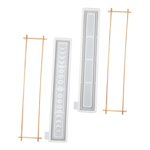 SEWACC Teiliges Silikon Gießform Mondphasen mit Holzbox Kreative Epoxidharzform für DIY Räucherstäbchen und Schmuckaufbewahrung Langlebig und Gestaltet SEWACC Teiliges Silikon Gießform Mondphasen mit Holzbox Kreative Epoxidharzform für DIY Räucherstäbchen und Schmuckaufbewahrung Langlebig und Gestaltet von SEWACC