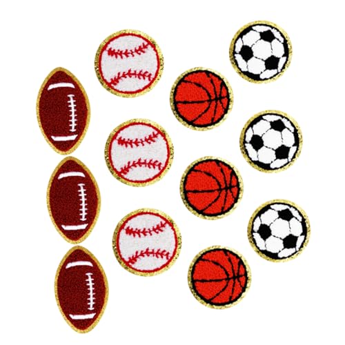 SEWACC Teiliges Sport Bügelbilder Basketball Baseball Football Fußball Aufnäher für Kleidung Taschen Schuhe Beständig Polyester Vielseitig für Baumwolle Nylon Leder Einfach zu Bügeln oder SEWACC Teiliges Sport Bügelbilder Basketball Baseball Football Fußball Aufnäher für Kleidung Taschen Schuhe Beständig Polyester Vielseitig für Baumwolle Nylon Leder Einfach zu Bügeln oder von SEWACC