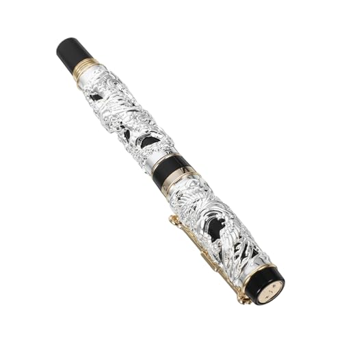 SEWACC Traditioneller Chinesischer Dragon Füllfederhalter mit Feiner Feder Elegantem Drachen Design Nahtlosem Schreibfluss Vielseitig für Kalligraphie Zeichnen und Unterschriften von SEWACC