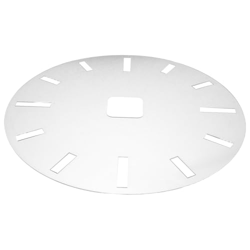 SEWACC Transparente Acryl Uhrenschablone Präzise Router Vorlage für Holzarbeiten DIY Uhr Zifferblatt Einlegearbeit Kratzfeste Hochtransparente Uhr Muster Schablone von SEWACC
