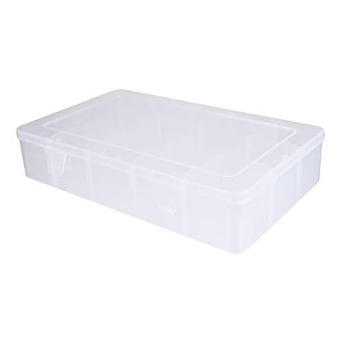 SEWACC Transparente Aufbewahrungsbox mit Variablen Fächern PP Kunststoff Abnehmbare Trennwände mit Deckel Vielseitiger Organizer für Schmuck Bastelbedarf Schrauben und Kleinteile SEWACC Transparente Aufbewahrungsbox mit Variablen Fächern PP Kunststoff Abnehmbare Trennwände mit Deckel Vielseitiger Organizer für Schmuck Bastelbedarf Schrauben und Kleinteile von SEWACC