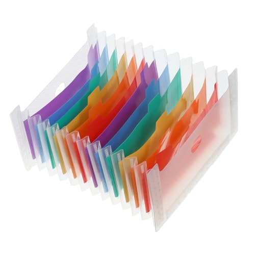 SEWACC Transparenter Fächermappe Ordner mit Mehrlagigem Erweiterbarer Aktenordner mit Farbigen Fächern Praktischer Büro organizer für Dokumentenmanagement für Lehrer und Studenten SEWACC Transparenter Fächermappe Ordner mit Mehrlagigem Erweiterbarer Aktenordner mit Farbigen Fächern Praktischer Büro organizer für Dokumentenmanagement für Lehrer und Studenten von SEWACC