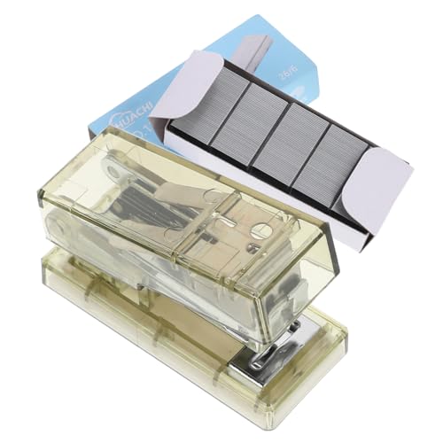 SEWACC Transparenter Mini Heftgerät aus Kunststoff Kleiner Hand Tacker für Schüler Leichtes Tragbares Heftgerät für Büro Schule Zuhause Multifunktionaler Klarer Schreibtisch Hefter Grün SEWACC Transparenter Mini Heftgerät aus Kunststoff Kleiner Hand Tacker für Schüler Leichtes Tragbares Heftgerät für Büro Schule Zuhause Multifunktionaler Klarer Schreibtisch Hefter Grün von SEWACC