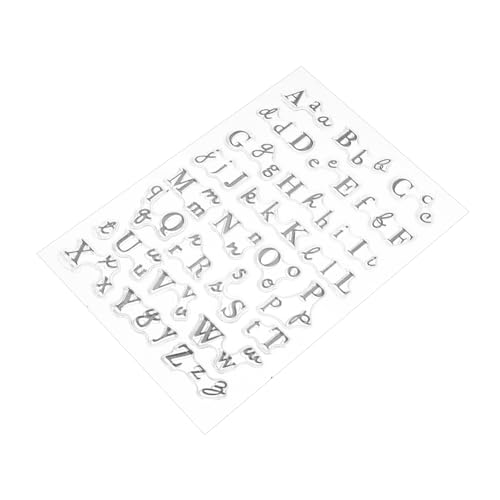 SEWACC Transparentes Alphabet Silikonstempel für DIY Scrapbooking Tagebuch und Kartengestaltung Klare Ausrichtung Langlebig Vielseitig für Kreative Bastelprojekte SEWACC Transparentes Alphabet Silikonstempel für DIY Scrapbooking Tagebuch und Kartengestaltung Klare Ausrichtung Langlebig Vielseitig für Kreative Bastelprojekte von SEWACC