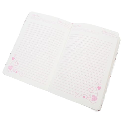 SEWACC Valentinstag Plüsch Notizbuch mit Herzmotiv Weiches Kuschelmaterial Langlebiges Journal Book für Täglichen Gebrauch Flauschiges Schreibbuch als Valentinstagsgeschenk SEWACC Valentinstag Plüsch Notizbuch mit Herzmotiv Weiches Kuschelmaterial Langlebiges Journal Book für Täglichen Gebrauch Flauschiges Schreibbuch als Valentinstagsgeschenk von SEWACC
