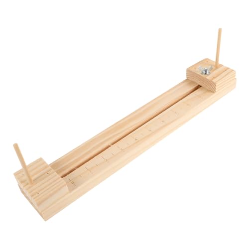 SEWACC Verstellbarer Holz Armbandrahmen Flechtwerkzeug für Paracord DIY Schmuckherstellung Anfängerfreundlich Robust und Effizient für Handgefertigte Armbänder Halsketten und Anhänger von SEWACC
