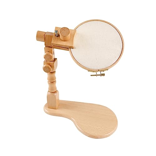 SEWACC Verstellbarer Holz Stickrahmenständer mit Drehfunktion Einstellbarer Kreuzstichhalter für Tisch Tragbarer Stickrahmen für Anfänger und Erwachsene Praktischer Stickständer für SEWACC Verstellbarer Holz Stickrahmenständer mit Drehfunktion Einstellbarer Kreuzstichhalter für Tisch Tragbarer Stickrahmen für Anfänger und Erwachsene Praktischer Stickständer für von SEWACC