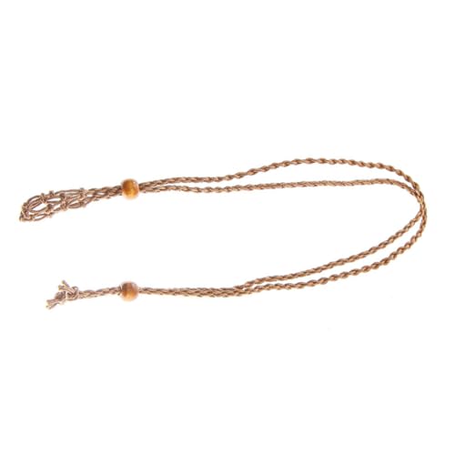 SEWACC Verstellbares Handgefertigtes Geflochtenes Schmuckband für Damen mit Dekorativem Edelstein Anhänger Individuell Kombinierbar als Ersatzkette für Pendants Vielseitig für von SEWACC