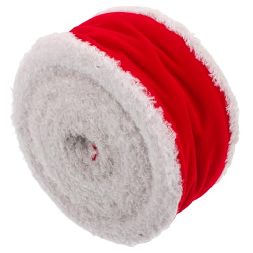 SEWACC Vintage Rotes Samtband mit Fransen für Diy Weihnachtsdekoration Geschenkverpackung und Hochzeitsverzierungen Breit Yards Weich und für Festliche Anlässe SEWACC Vintage Rotes Samtband mit Fransen für Diy Weihnachtsdekoration Geschenkverpackung und Hochzeitsverzierungen Breit Yards Weich und für Festliche Anlässe von SEWACC