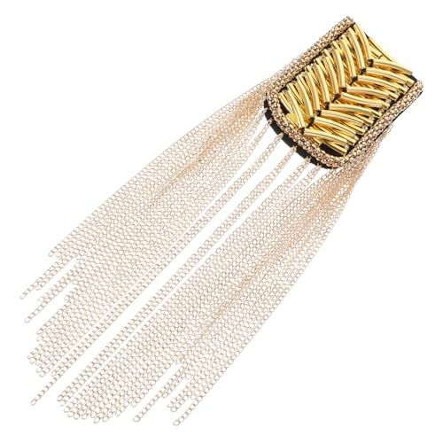 SEWACC Vintage Schulterabzeichen mit Quaste Handgefertigte Strass Schulterklappen für Damen Elegantes Kostüm Zubehör für Hochzeiten und Formelle Anlässe von SEWACC