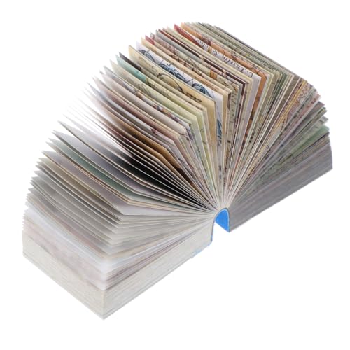 SEWACC Vintage Scrapbook Papier Retro Motivpapier für DIY Bastelprojekte Selbstklebend Vielseitiges Bastelpapier für Scrapbooking Tagebuch Notizbuch und Kreative Dekoration von SEWACC