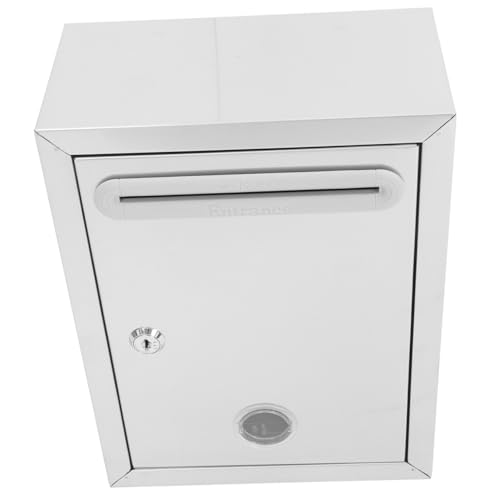 SEWACC Wandmontierte Spendenbox aus Abschließbare Vorschlagsbox mit Schlitz für Briefe Vielseitige Nutzung als Briefkasten Spendensammelbox oder Wahlurne Robust und Wetterfest von SEWACC
