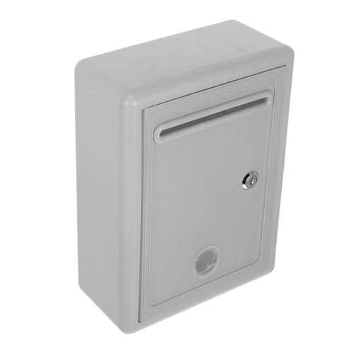 SEWACC Wandmontierte Spendenbox mit Schloss Sichere Kummerkasten und Vorschlagsbox für Büro und Räume Einfache Installation Vielseitig Einsetzbar Langlebige Konstruktion von SEWACC