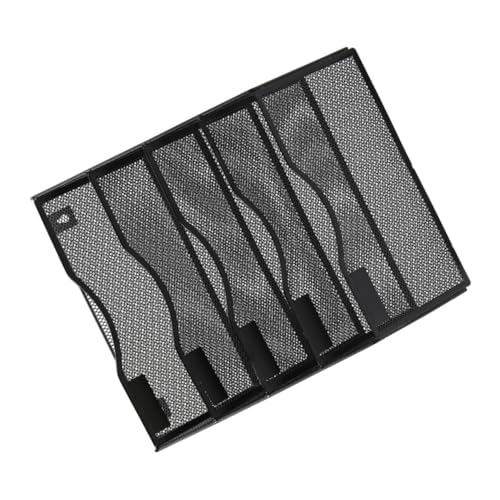 SEWACC Wandmontierter Metall Ordnerständer Lagig Dokumentenhalter Büro Wandregal Organizer für Briefe Magazine Aktenübersicht Schwarz Mesh Design für Schnelle Ablage und Übersicht SEWACC Wandmontierter Metall Ordnerständer Lagig Dokumentenhalter Büro Wandregal Organizer für Briefe Magazine Aktenübersicht Schwarz Mesh Design für Schnelle Ablage und Übersicht von SEWACC
