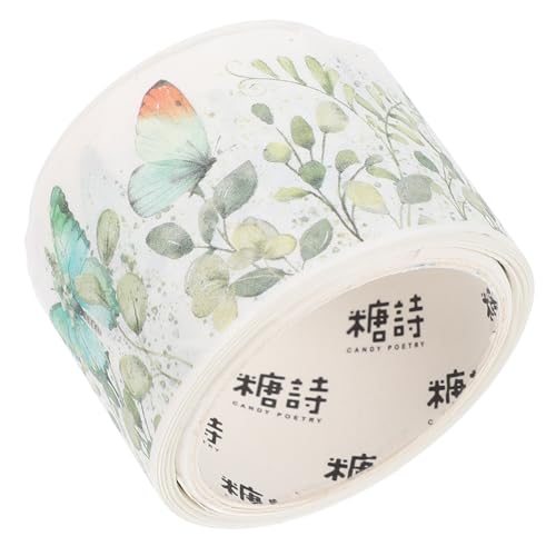 SEWACC Washi Tape Vintage Blumen Schmetterling DIY Klebeband Dekorativ Scrapbook Journaling Zubehör Buntes Klebestreifen für Planer Notizbücher Geschenkverpackung SEWACC Washi Tape Vintage Blumen Schmetterling DIY Klebeband Dekorativ Scrapbook Journaling Zubehör Buntes Klebestreifen für Planer Notizbücher Geschenkverpackung von SEWACC