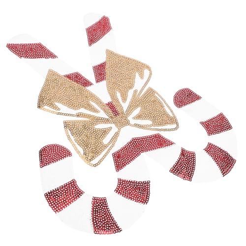 SEWACC Weihnachtliche Candy Cane Applikationen zum Aufbügeln und Annähen Niedliche Pailletten Stoffpatches für Kleidung Taschen Hüte Vielseitige DIY Dekoration für Festtage und Partys SEWACC Weihnachtliche Candy Cane Applikationen zum Aufbügeln und Annähen Niedliche Pailletten Stoffpatches für Kleidung Taschen Hüte Vielseitige DIY Dekoration für Festtage und Partys von SEWACC