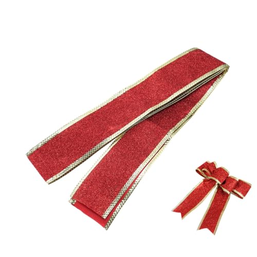 SEWACC Weihnachtsdekorationsband seidenband ribbon türdeko weihnachten wrihnachtsdeko weihnachtsdeco Weihnachtsbaumdekorationen Weihnachtsband Dekorband dekoratives Glitzerband rot SEWACC Weihnachtsdekorationsband seidenband ribbon türdeko weihnachten wrihnachtsdeko weihnachtsdeco Weihnachtsbaumdekorationen Weihnachtsband Dekorband dekoratives Glitzerband rot von SEWACC